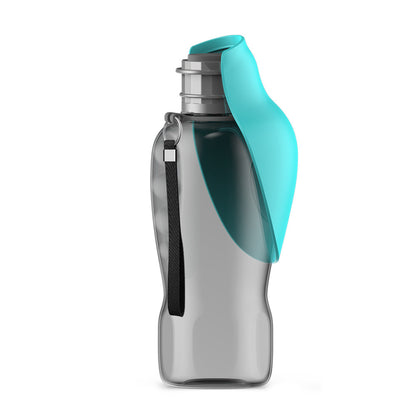 800ml Portable Dog Water Bottle with Foldable Bowl